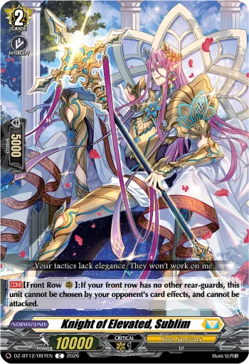 Knight of Elevated, Sublim