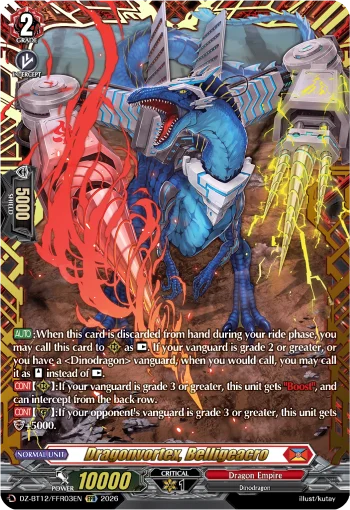 Dragonvortex, Belligeacro