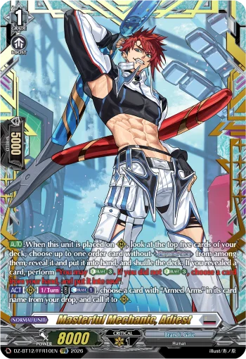 Masterful Mechanic, Adiest