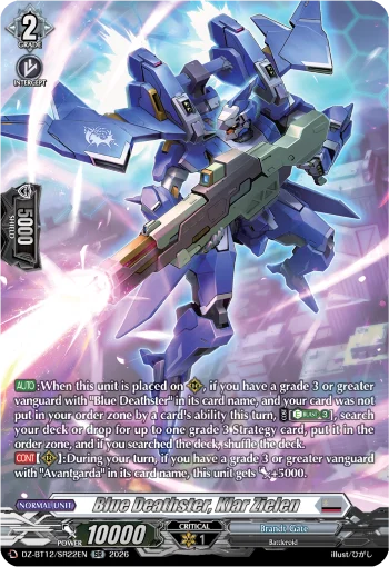 Blue Deathster, Klar Zielen