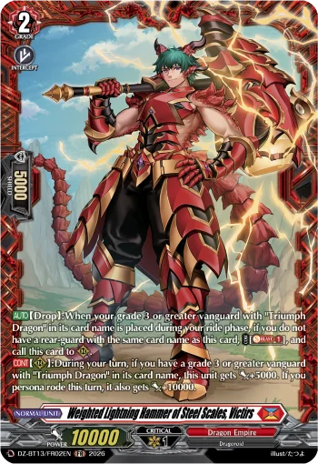 Weighted Lightning Hammer of Steel Scales, Victirs