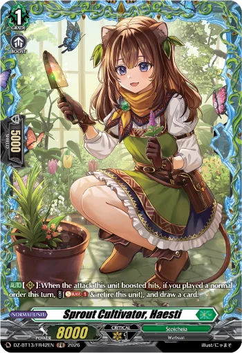 Sprout Cultivator, Haesti