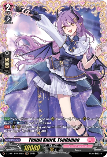 Tempt Smirk, Tsadamua