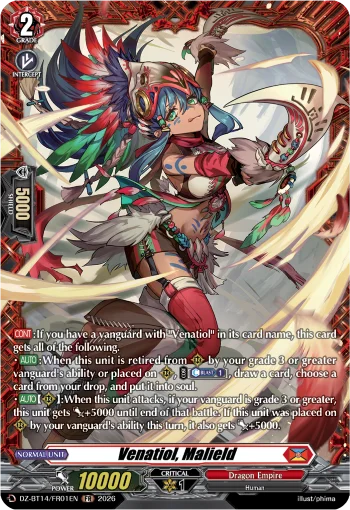 Venatiol, Malield