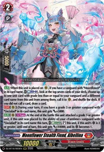Moonflower Stealth Fiend, Albellina