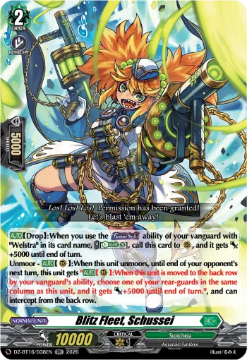 Blitz Fleet, Schussei
