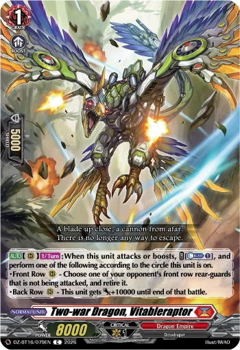 Two-war Dragon, Vitableraptor