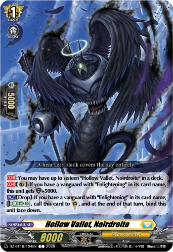 Hollow Vallet, Noirdroite