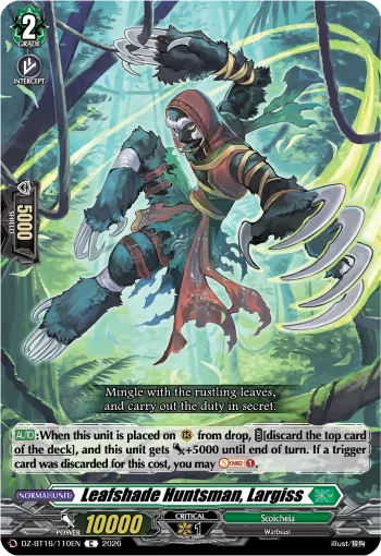 Leafshade Huntsman, Largiss
