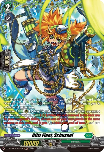 Blitz Fleet, Schussei