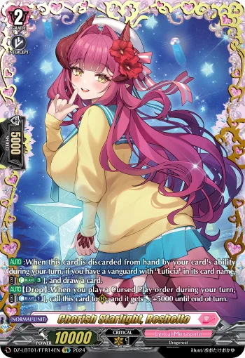 Cherish Starlight, Reshelto