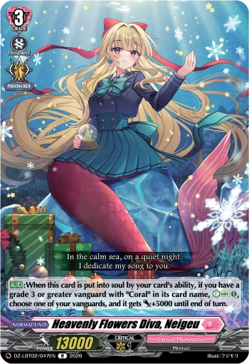 Heavenly Flowers Diva, Neigeu