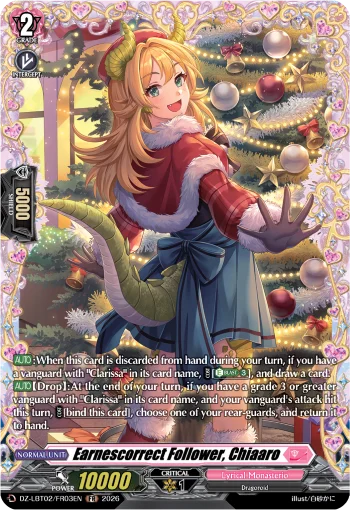 Earnescorrect Follower, Chiaaro