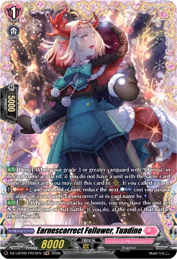 Earnescorrect Follower, Tuadine