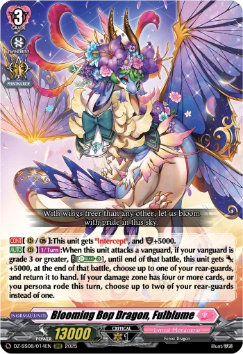 Blooming Bop Dragon, Fulblume