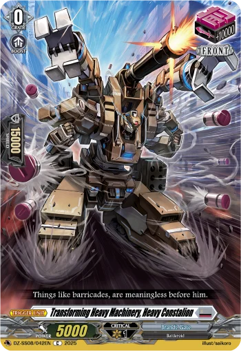 Transforming Heavy Machinery, Heavy Constalion