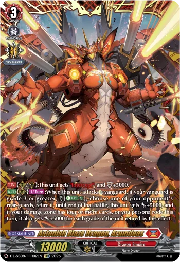 Astonish Blaze Dragon, Arumdeas