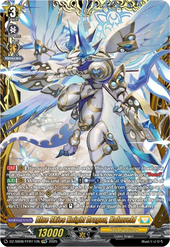 Blue Skies Knight Dragon, Halmveld