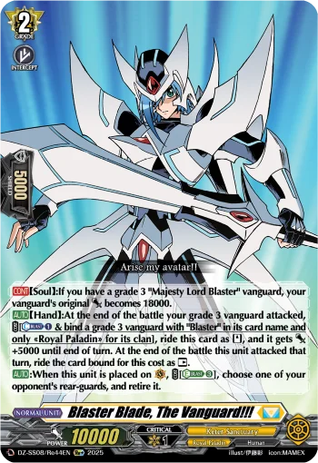 Blaster Blade, The Vanguard!!!