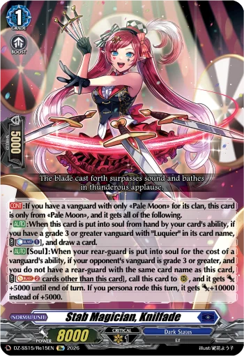 Stab Magician, Knilfade
