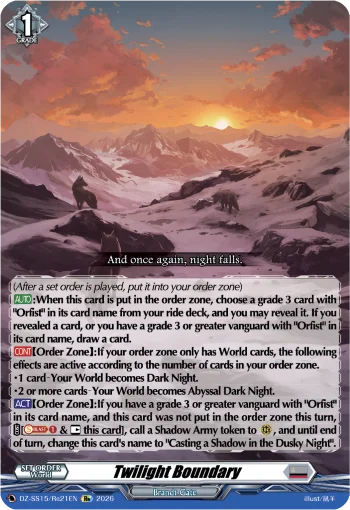 Twilight Boundary