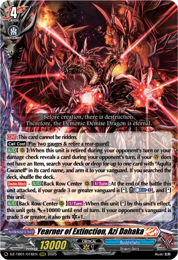Yearner of Extinction, Azi Dahaka