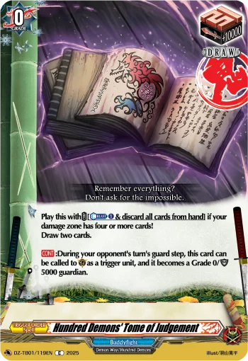 Hundred Demons' Tome of Judgement