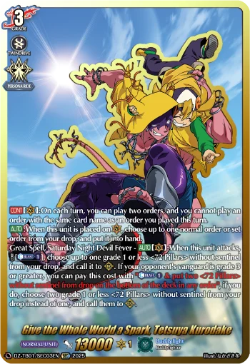 Give the Whole World a Spark, Tetsuya Kurodake