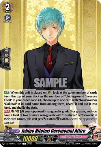Ichigo Hitofuri Ceremonial Attire