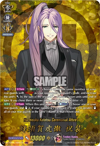 Hachisuka Kotetsu Ceremonial Attire