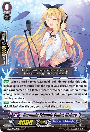Bermuda Triangle Cadet, Riviere