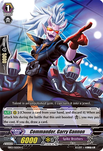 Commander, Garry Gannon