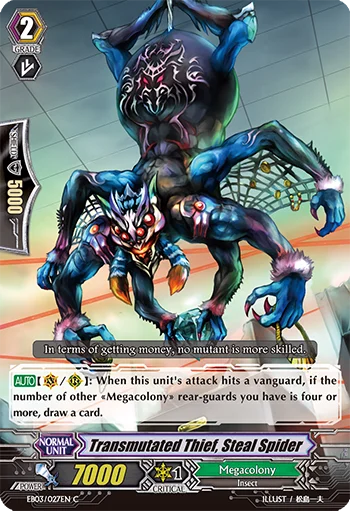 Transmutated Thief, Steal Spider