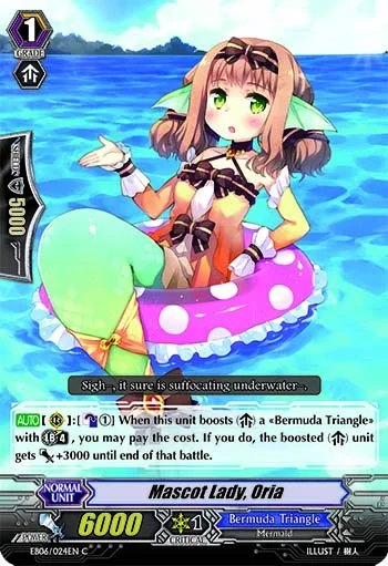 Mascot Lady, Oria