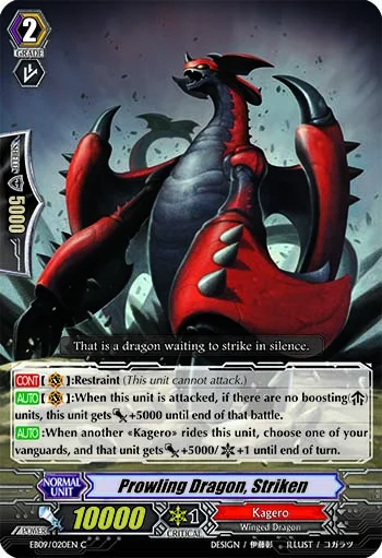 Prowling Dragon, Striken