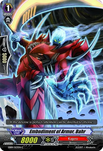 Embodiment of Armor, Bahr