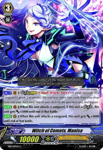 Witch of Comets, Manisa