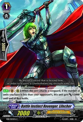 Battle Instinct Revenger, Lifecher