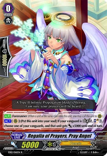 Regalia of Prayers, Pray Angel