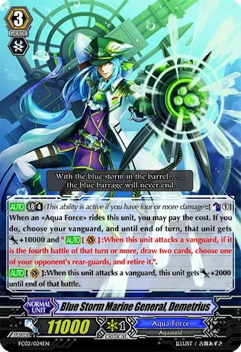 Blue Storm Marine General, Demetrius