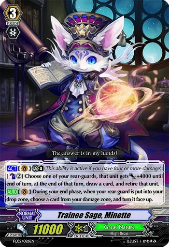 Trainee Sage, Minette