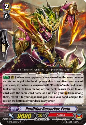 Perdition Berserker, Preta