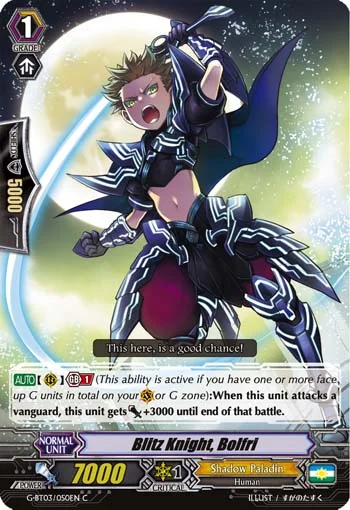 Blitz Knight, Bolfri