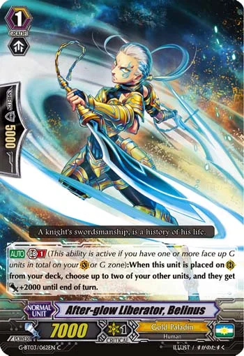 After-glow Liberator, Belinus