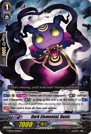 Dark Elemental, Doxic