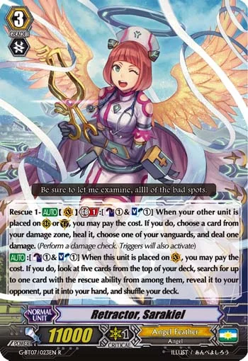 Retractor, Sarakiel