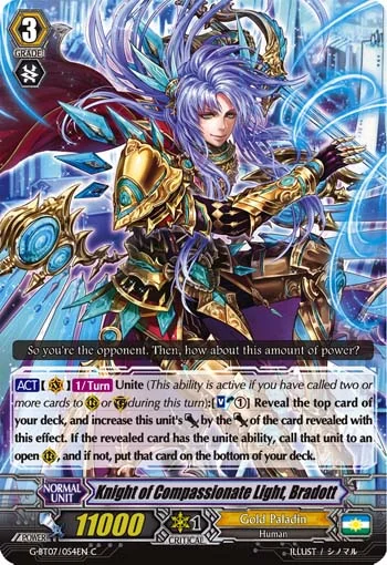 Knight of Compassionate Light, Bradott