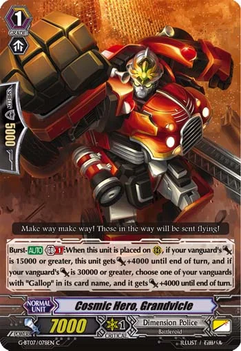 Cosmic Hero, Grandvicle