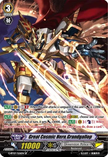 Great Cosmic Hero, Grandgallop