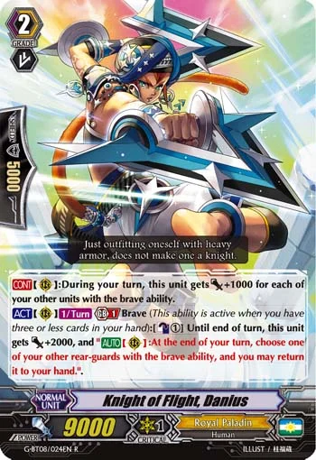 Knight of Flight, Danius